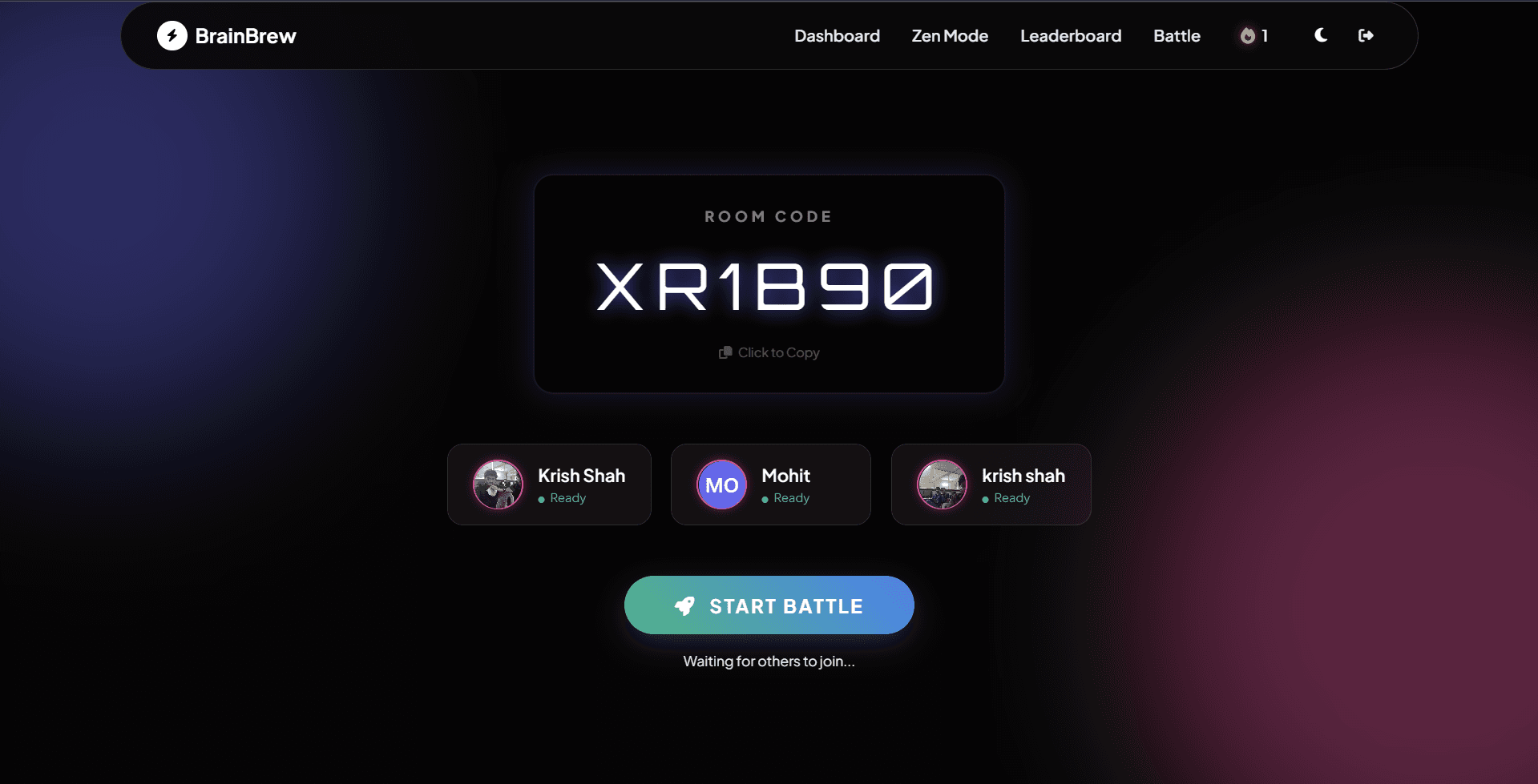 Battle Lobby