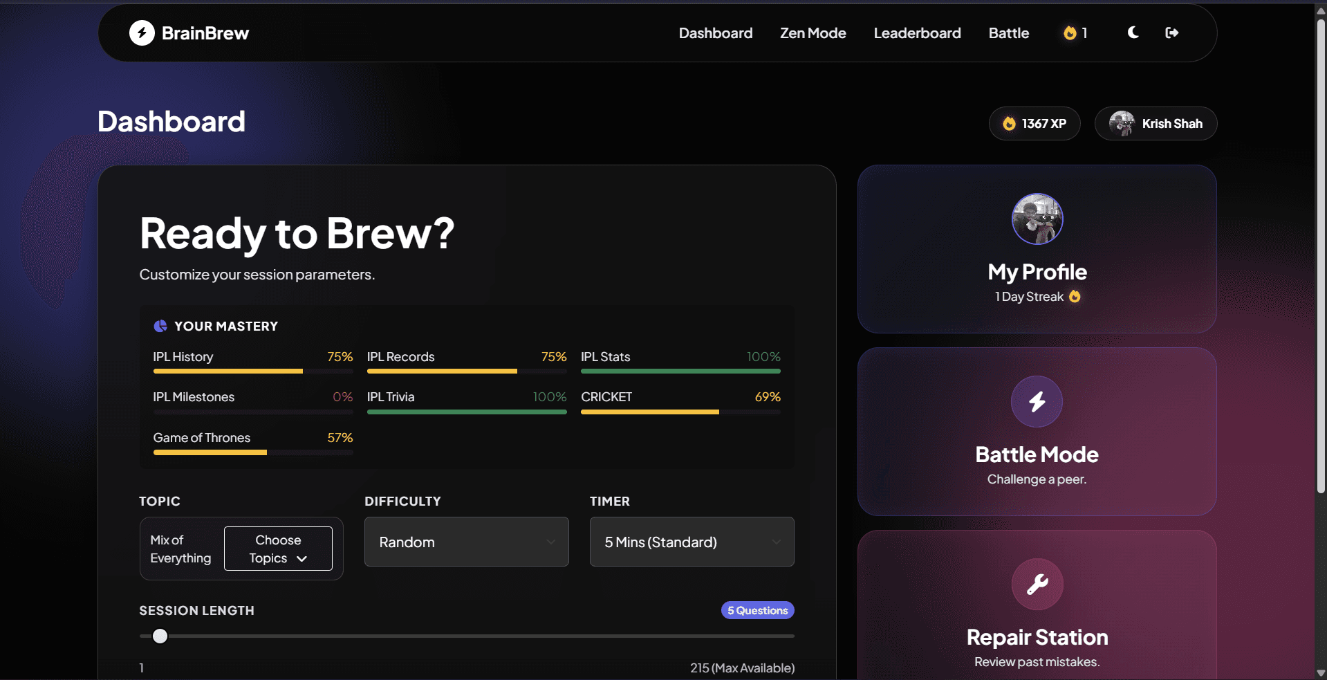 Dashboard