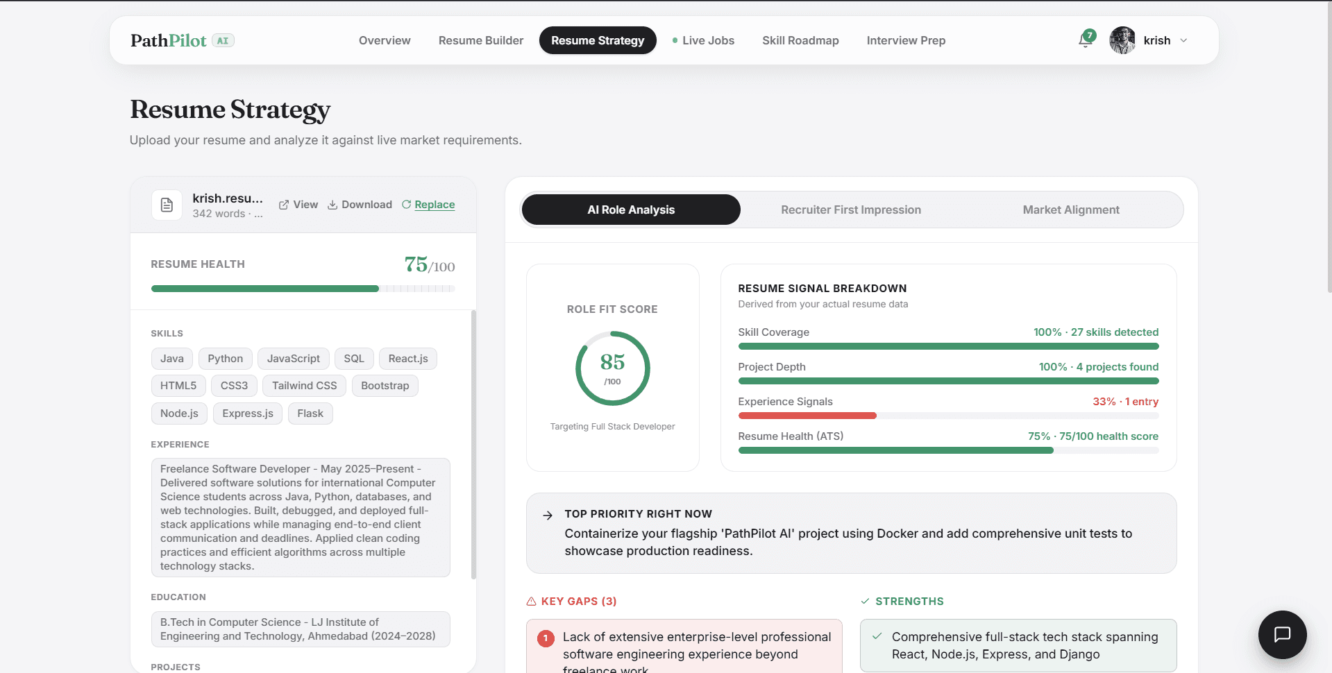 Resume Analyzer